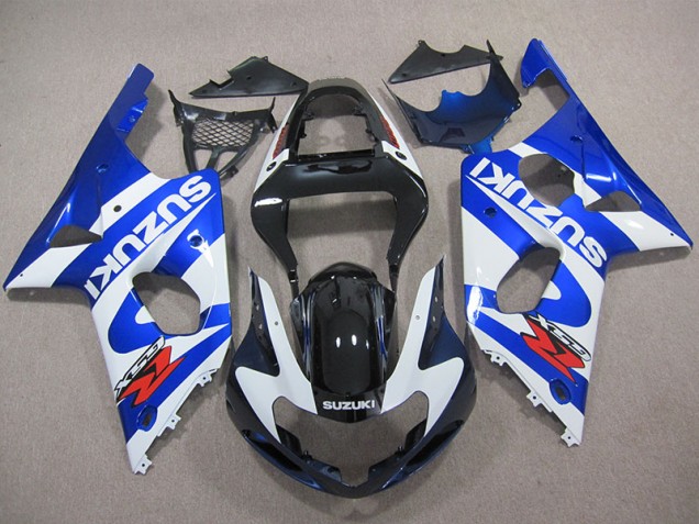 Blu Bianco Decal Kit Carene Completa GSXR 1000 K1 2000-2002 Blu Bianco Decal Kit Carene Completa GSXR 1000 K1 2000-2002
