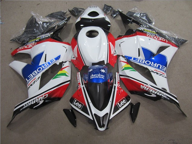 Blu Bianco EUROBET Lee Carene CBR 600 RR 2009-2012 Blu Bianco EUROBET Lee Carene CBR 600 RR 2009-2012