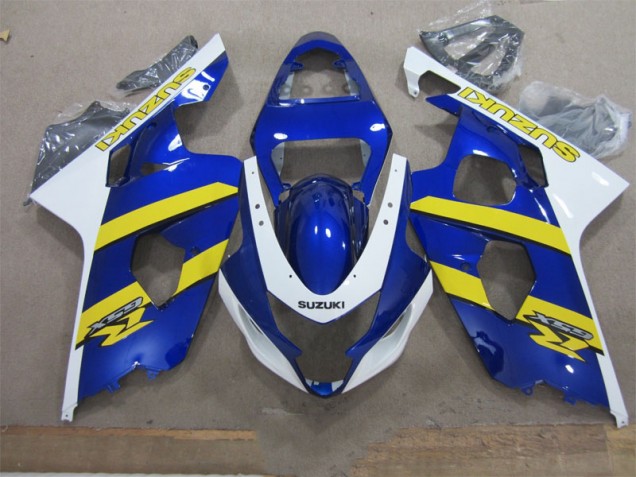 Blu Bianco Giallo Carene GSXR 600 K4 2004-2005 Blu Bianco Giallo Carene GSXR 600 K4 2004-2005