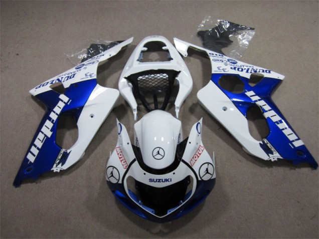 Blu Bianco Jordan Motul Carene GSXR 1000 K1 2000-2002 Blu Bianco Jordan Motul Carene GSXR 1000 K1 2000-2002
