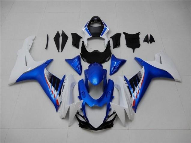 Blu Bianco Kit Carenatura Completa GSXR 600 / 750 K11 2011-2024 Blu Bianco Kit Carenatura Completa GSXR 600 / 750 K11 2011-2024