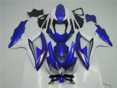 Blu Bianco Kit Carenatura Completa GSXR 600 / 750 K8 2008-2010