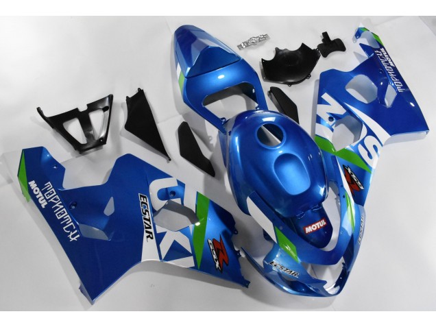 Blu Bianco Kit Carene Completa GSXR 600 / 750 K4 2004-2005 Blu Bianco Kit Carene Completa GSXR 600 / 750 K4 2004-2005