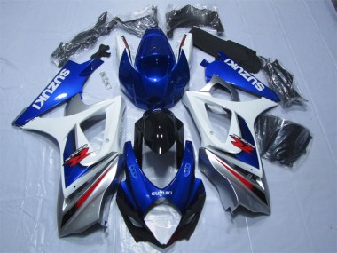 Blu Bianco Kit Carene GSXR 1000 K7 2007-2008