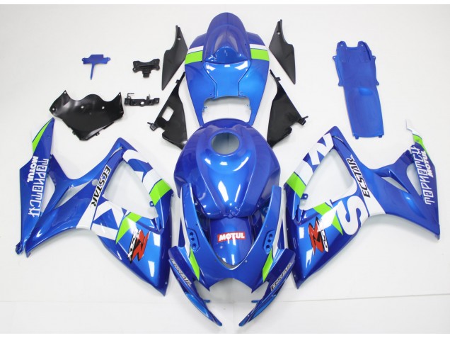 Blu Bianco Kit Carene GSXR 600 / 750 K6 2006-2007 Blu Bianco Kit Carene GSXR 600 / 750 K6 2006-2007
