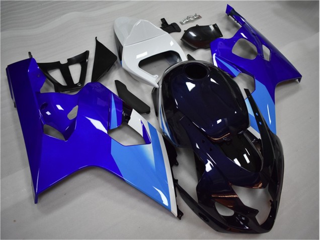 Blu Bianco Kit Completo Carenatura ABS GSXR 600 / 750 K4 2004-2005 Blu Bianco Kit Completo Carenatura ABS GSXR 600 / 750 K4 2004-2005