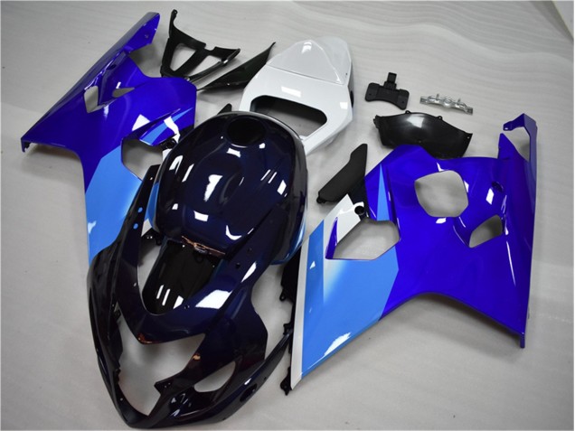Blu Bianco Kit Completo Carenatura ABS GSXR 600 / 750 K4 2004-2005 Blu Bianco Kit Completo Carenatura ABS GSXR 600 / 750 K4 2004-2005