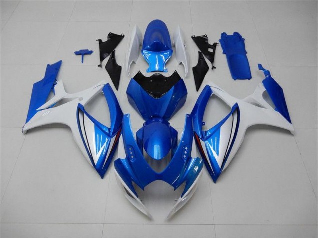 Blu Bianco Kit Completo Carenatura ABS GSXR 600 / 750 K6 2006-2007 Blu Bianco Kit Completo Carenatura ABS GSXR 600 / 750 K6 2006-2007