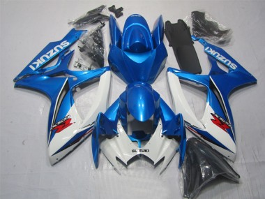 Blu Bianco Kits Carene GSXR 600 K6 2006-2007