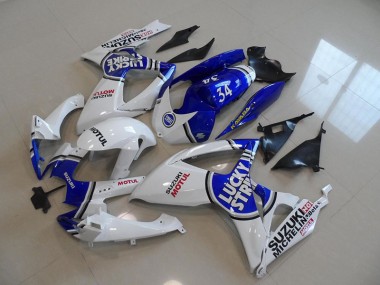 Blu Bianco Lucky Strike Motul 34 Carene GSXR 750 K6 2006-2007