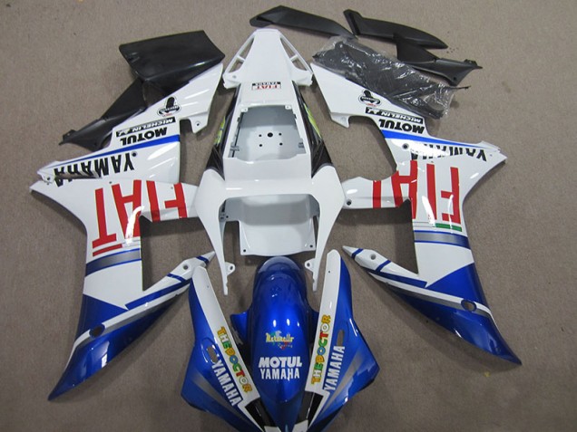 Blu Bianco Motul Fiat ABS Kit Carenatura R1 2004-2006 Blu Bianco Motul Fiat ABS Kit Carenatura R1 2004-2006