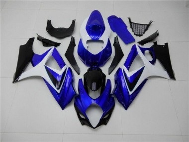 Blu Bianco Nero Carene GSXR 1000 K7 2007-2008