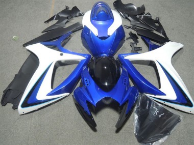 Blu Bianco Nero Carene GSXR 600 K6 2006-2007