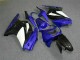 Blu Bianco Nero Ninja ABS Plastica & Carena EX250 2008-2012 Blu Bianco Nero Ninja ABS Plastica & Carena EX250 2008-2012