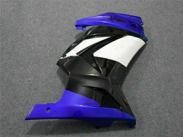 Blu Bianco Nero Ninja ABS Plastica & Carena EX250 2008-2012 Blu Bianco Nero Ninja ABS Plastica & Carena EX250 2008-2012