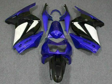 Blu Bianco Nero Ninja ABS Plastica & Carena EX250 2008-2012