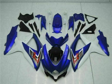 Blu Bianco Plastica GSXR 600 / 750 K8 2008-2010