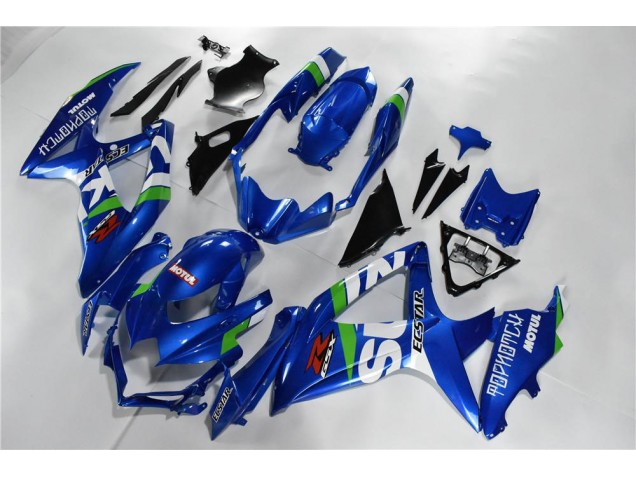 Blu Bianco Verde Carene GSXR 600 / 750 K8 2008-2010 Blu Bianco Verde Carene GSXR 600 / 750 K8 2008-2010