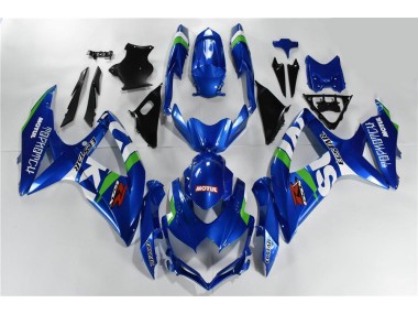Blu Bianco Verde Carene GSXR 600 / 750 K8 2008-2010