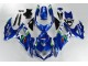 Blu Bianco Verde Carene GSXR 600 / 750 K8 2008-2010 Blu Bianco Verde Carene GSXR 600 / 750 K8 2008-2010