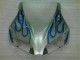 Blu Fiamma Argento Carene CBR 1000 RR 2006-2007 Blu Fiamma Argento Carene CBR 1000 RR 2006-2007