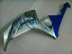 Blu Fiamma Argento Carene CBR 1000 RR 2006-2007 Blu Fiamma Argento Carene CBR 1000 RR 2006-2007