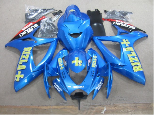 Blu Giallo Rizla Carene GSXR 600 K6 2006-2007 Blu Giallo Rizla Carene GSXR 600 K6 2006-2007