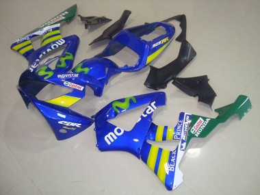 Blu Movistar Castrol Carene CBR 900 RR 929 2000-2001