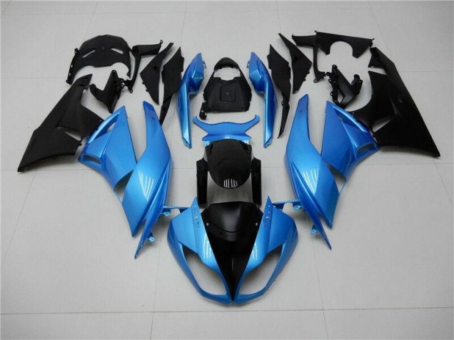 Blu Nero ABS Plastica & Carena ZX6R 2009-2012 Blu Nero ABS Plastica & Carena ZX6R 2009-2012