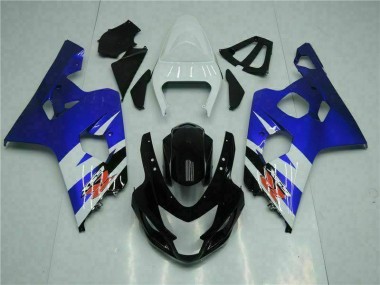 Blu Nero ABS Plastica & Carenatura GSXR 600 / 750 K4 2004-2005