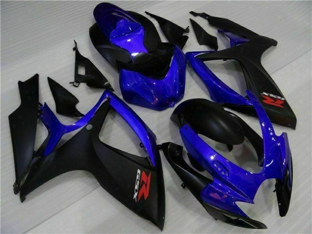 Blu Nero Carrozzeria & Plastica GSXR 600 / 750 K6 2006-2007 Blu Nero Carrozzeria & Plastica GSXR 600 / 750 K6 2006-2007