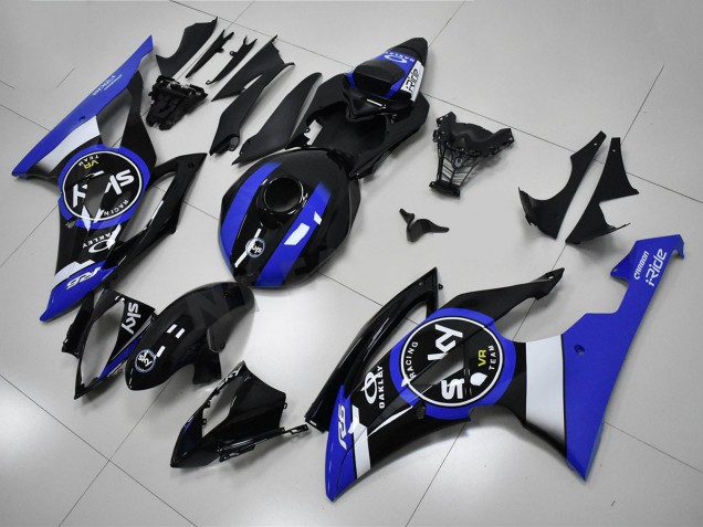Blu Nero Kit Carene R6 2008-2016 Blu Nero Kit Carene R6 2008-2016