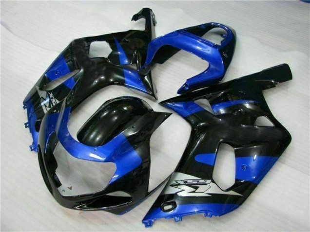 Blu Nero Kit Completo Carenatura ABS GSXR 600 / 750 K1 K2 K3 2001-2003 Blu Nero Kit Completo Carenatura ABS GSXR 600 / 750 K1 K2 K3 2001-2003