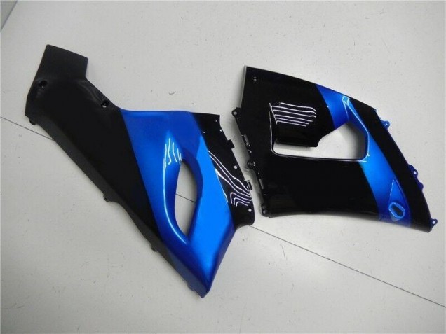 Blu Nero Kit Completo Carenatura ABS ZX6R 2005-2006 Blu Nero Kit Completo Carenatura ABS ZX6R 2005-2006