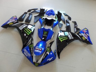 Blu Nero Monster Kit Carenatura Completo ABS R1 2012-2014