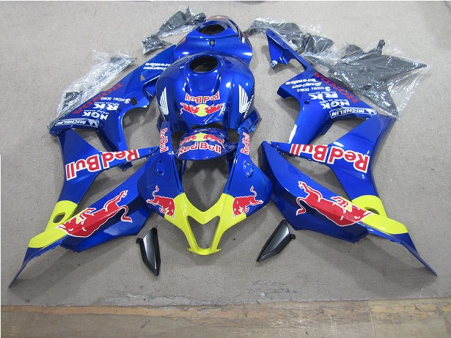 Blu Red Bull Carene CBR 600 RR 2007-2008 Blu Red Bull Carene CBR 600 RR 2007-2008