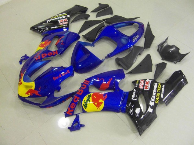 Blu Red Bull Carene ZX6R 2005-2006 Blu Red Bull Carene ZX6R 2005-2006