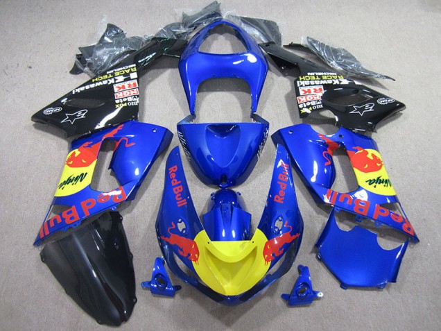 Blu Red Bull Ninja Carene ZX6R 2005-2006 Blu Red Bull Ninja Carene ZX6R 2005-2006
