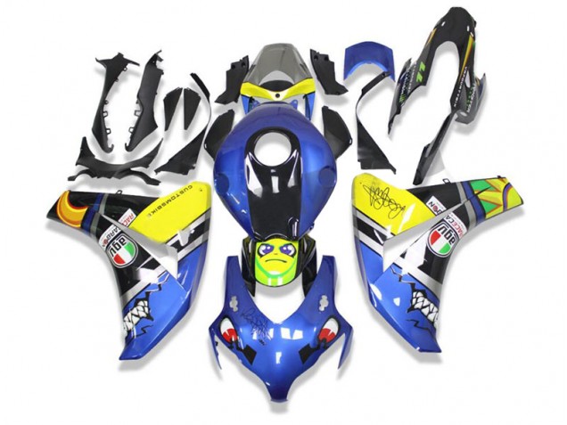 Blu Squalo Carene CBR 1000 RR 2008-2011 Blu Squalo Carene CBR 1000 RR 2008-2011