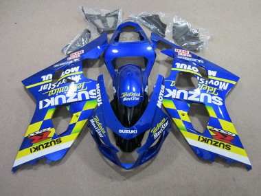 Blu Telefunica Movistar Motul Carene GSXR 750 K4 2004-2005