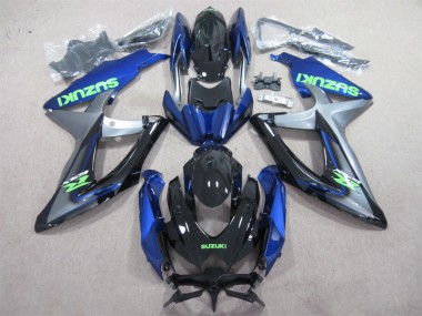 Blu Verde Decal Carene GSXR 600 K8 2008-2010