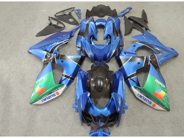 Blu Verde JOMO Carene GSXR 1000 K9 2009-2016 Blu Verde JOMO Carene GSXR 1000 K9 2009-2016