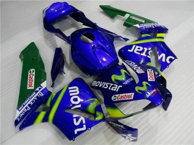 Blu Verde Movistar Castrol Carene CBR 600 RR 2003-2004 Blu Verde Movistar Castrol Carene CBR 600 RR 2003-2004
