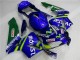 Blu Verde Movistar Castrol Carene CBR 600 RR 2003-2004 Blu Verde Movistar Castrol Carene CBR 600 RR 2003-2004