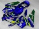Blu Verde Movistar Castrol Carene CBR 600 RR 2003-2004 Blu Verde Movistar Castrol Carene CBR 600 RR 2003-2004