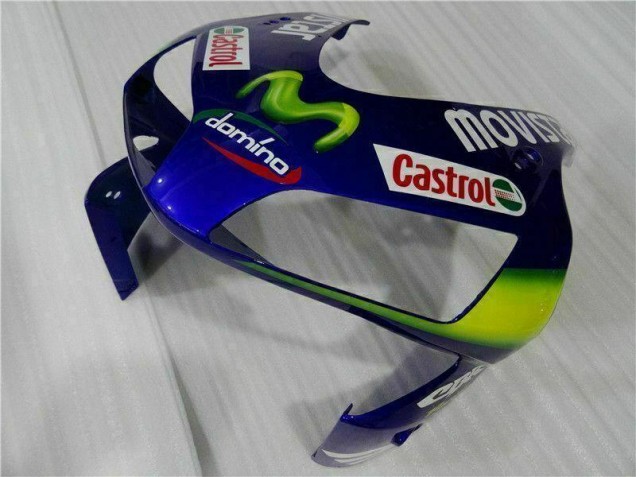 Blu Verde Movistar Castrol Carene CBR 600 RR 2003-2004 Blu Verde Movistar Castrol Carene CBR 600 RR 2003-2004