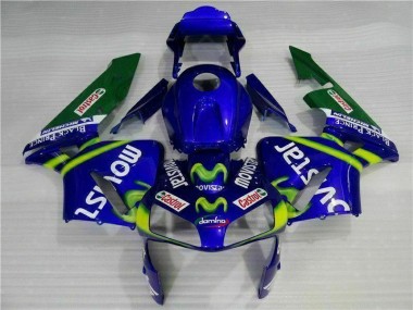 Blu Verde Movistar Castrol Carene CBR 600 RR 2003-2004