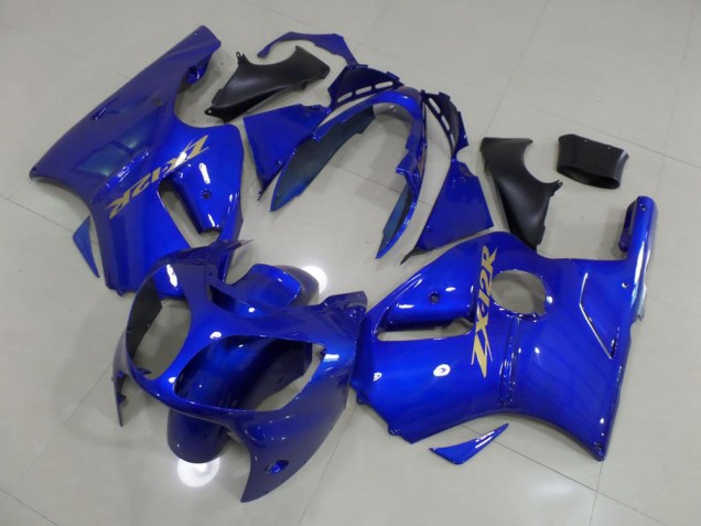 Blu con Oro Adesivo Carene ZX12R 2000-2001 Blu con Oro Adesivo Carene ZX12R 2000-2001