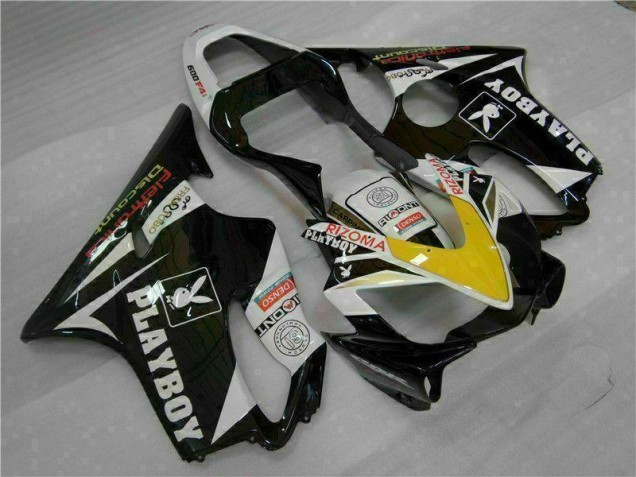 Giallo Argento Nero Playboy Carene CBR 600 F4i 2001-2003 Giallo Argento Nero Playboy Carene CBR 600 F4i 2001-2003