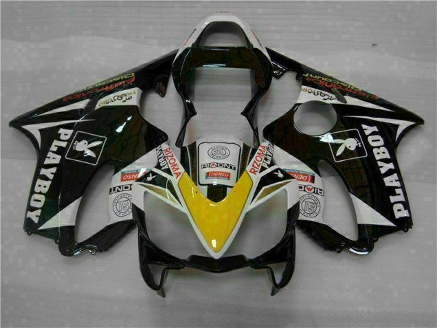 Giallo Argento Nero Playboy Carene CBR 600 F4i 2001-2003 Giallo Argento Nero Playboy Carene CBR 600 F4i 2001-2003